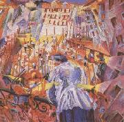 Umberto Boccioni The Noise of the Street Enters the House (mk09) oil painting picture wholesale